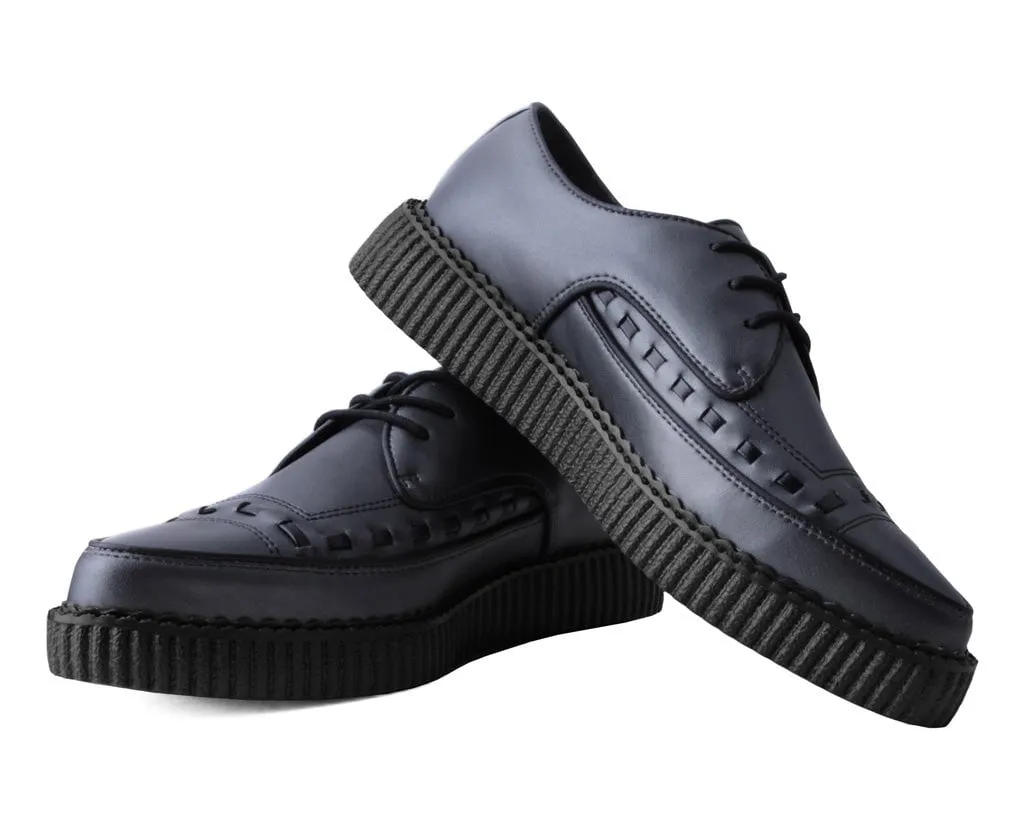 Gunmetal TUKskin Lace Up Creeper