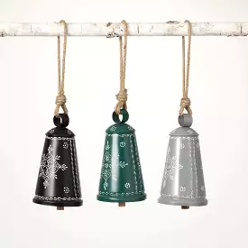 Hand-Painted Metal Bells Set