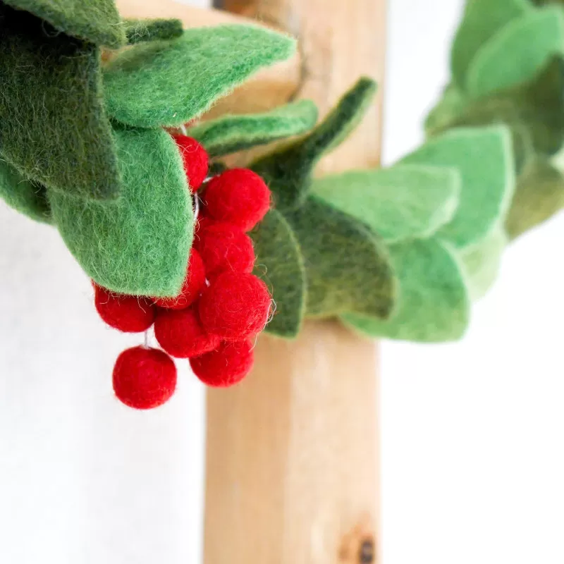 Holly Christmas Garland