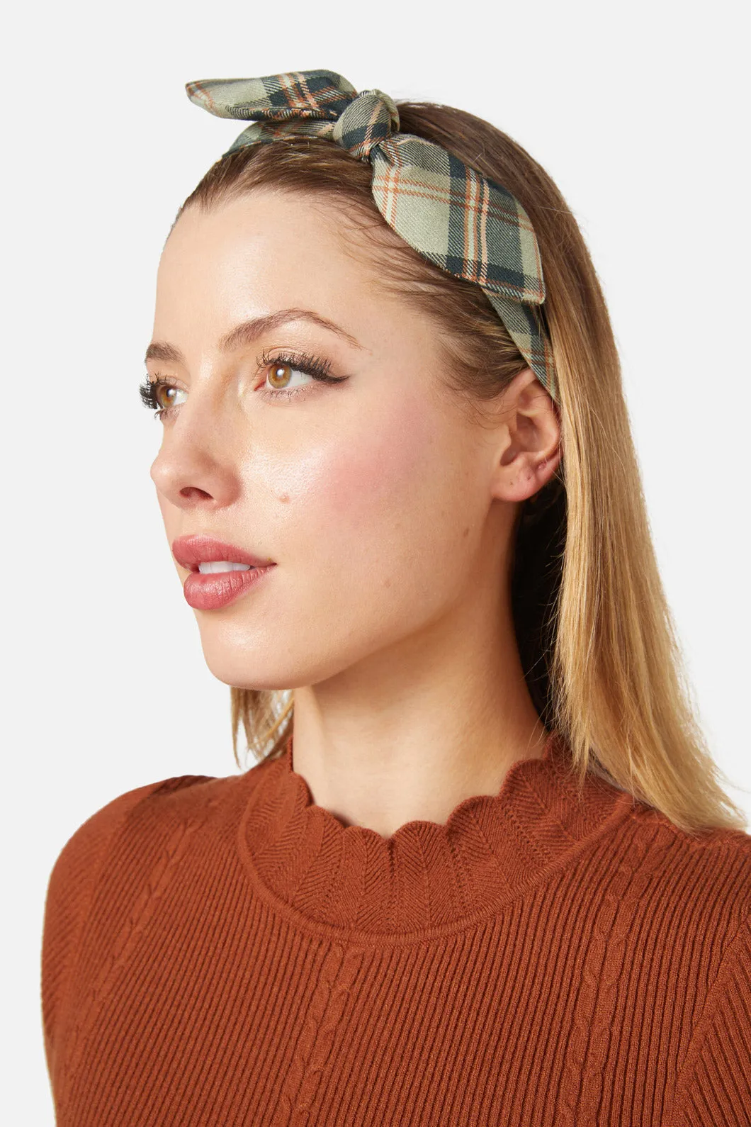 Jeanie Check Headband