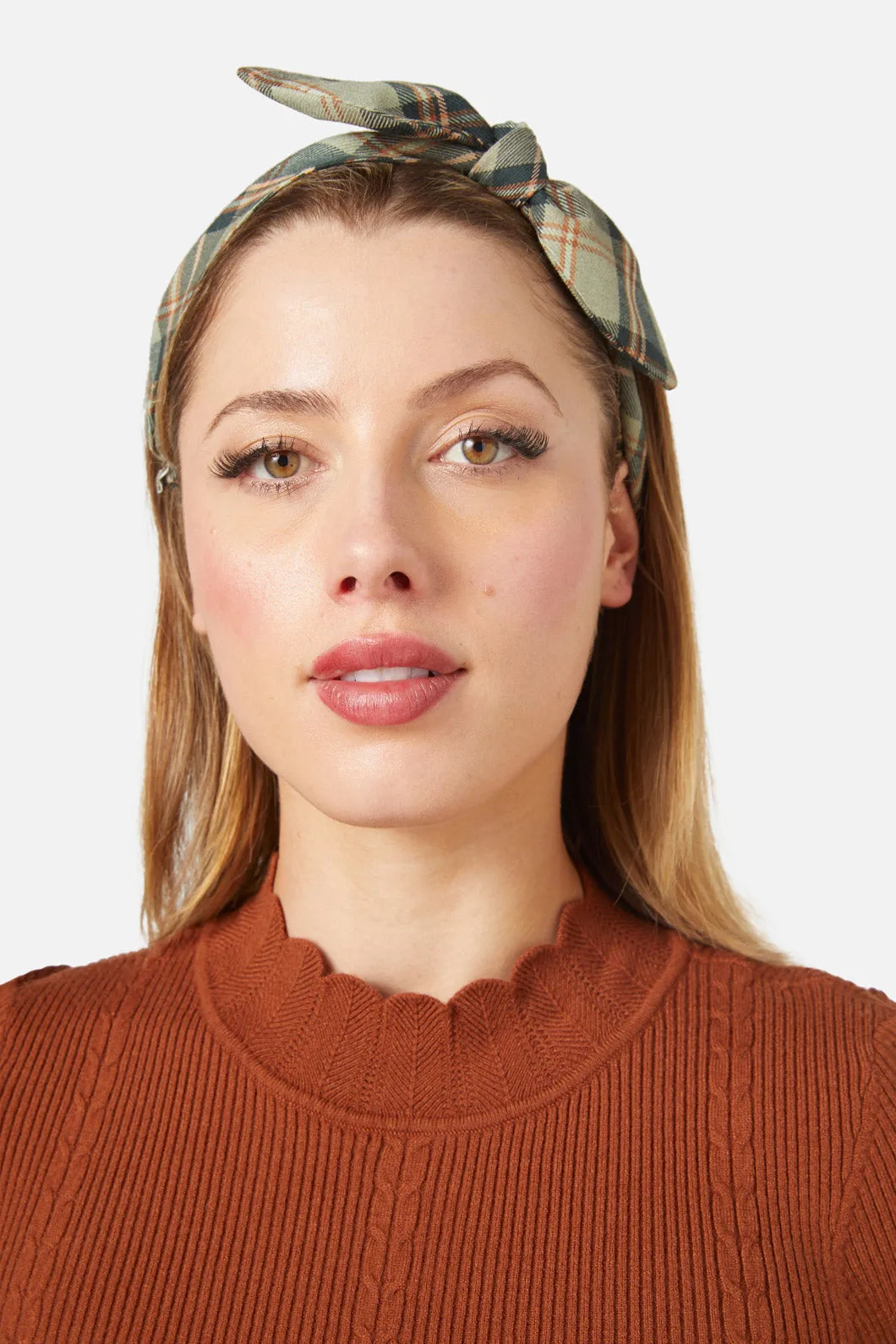 Jeanie Check Headband