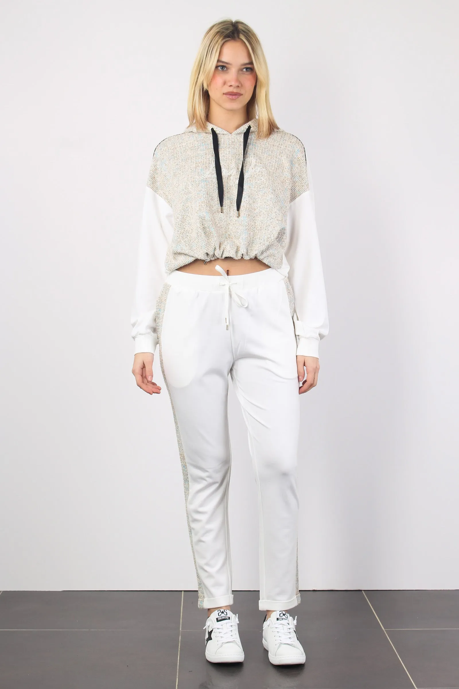 Jogging Banda Boucle Ivory/neutro