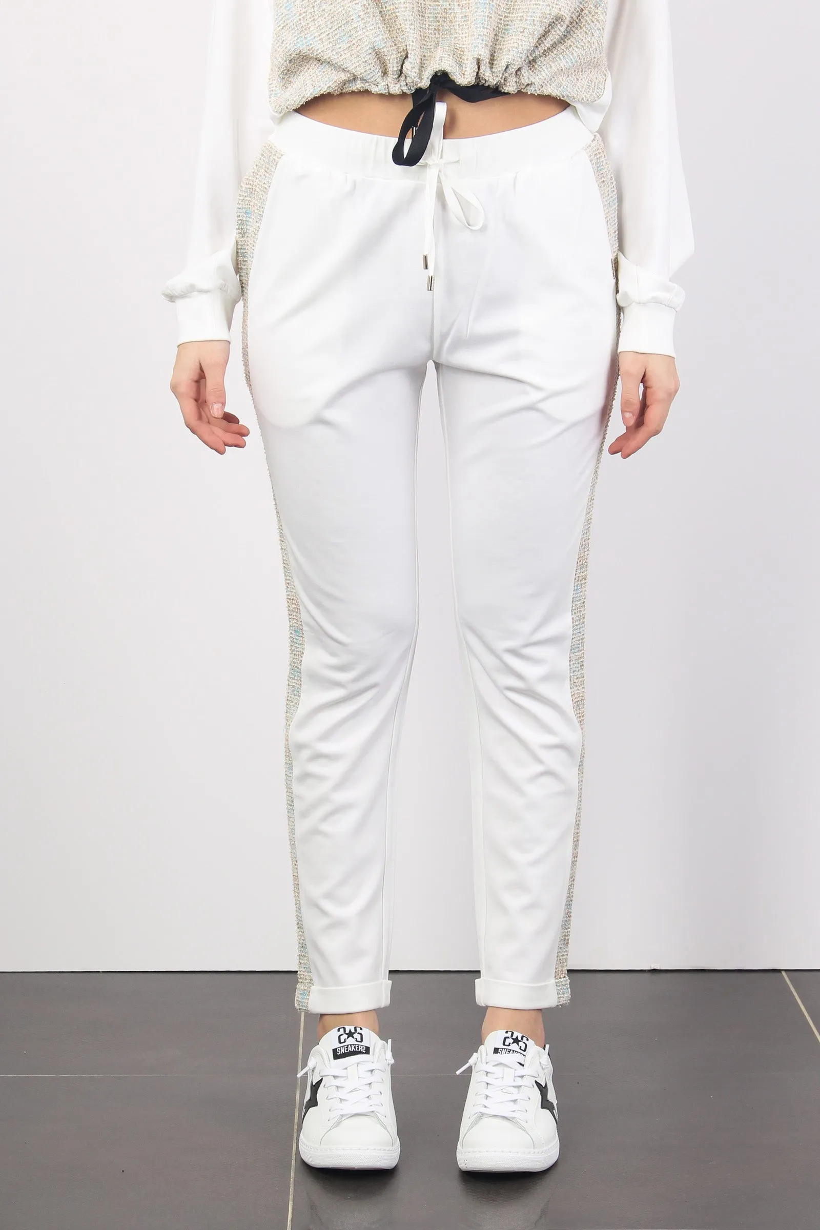 Jogging Banda Boucle Ivory/neutro