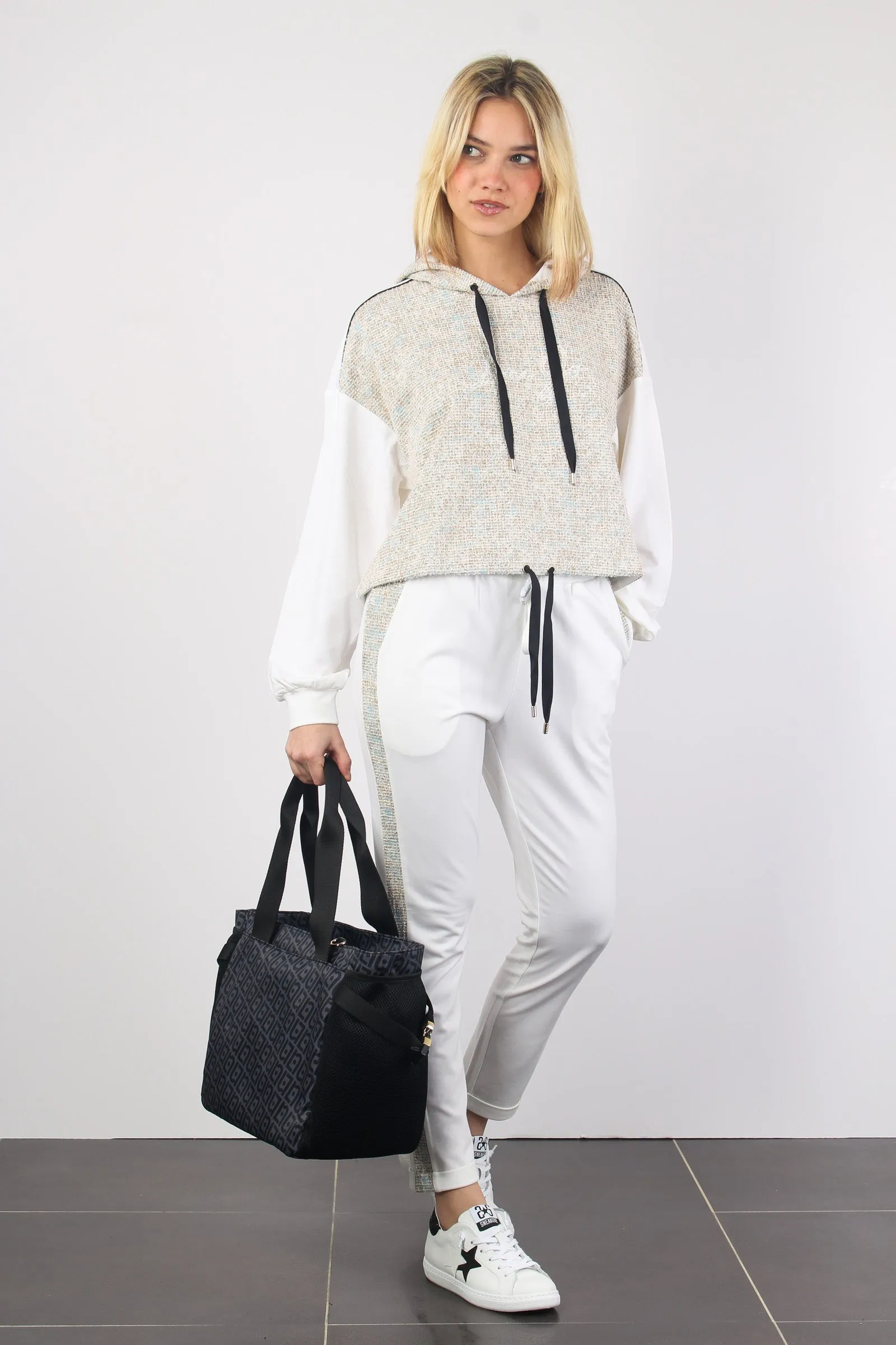 Jogging Banda Boucle Ivory/neutro