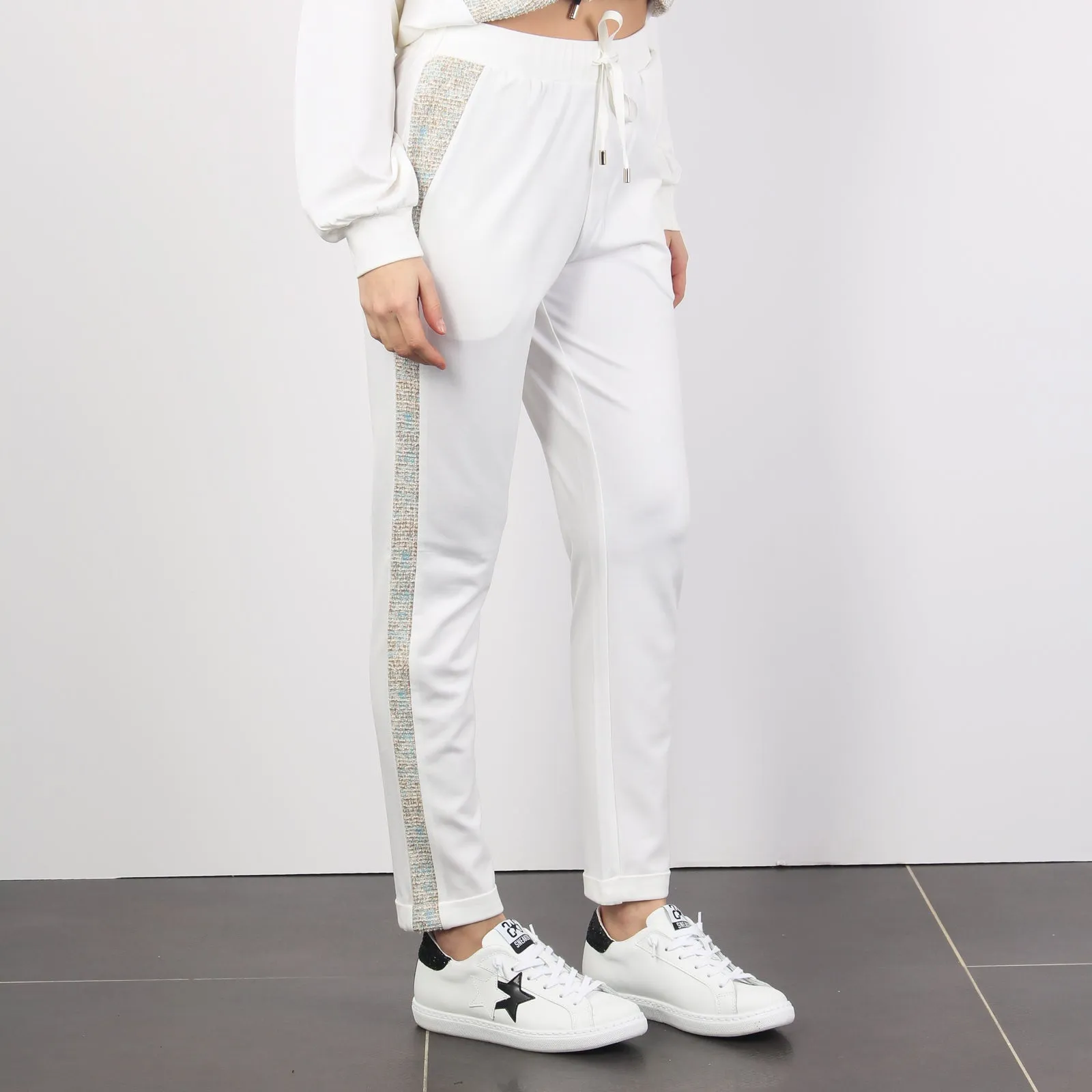 Jogging Banda Boucle Ivory/neutro