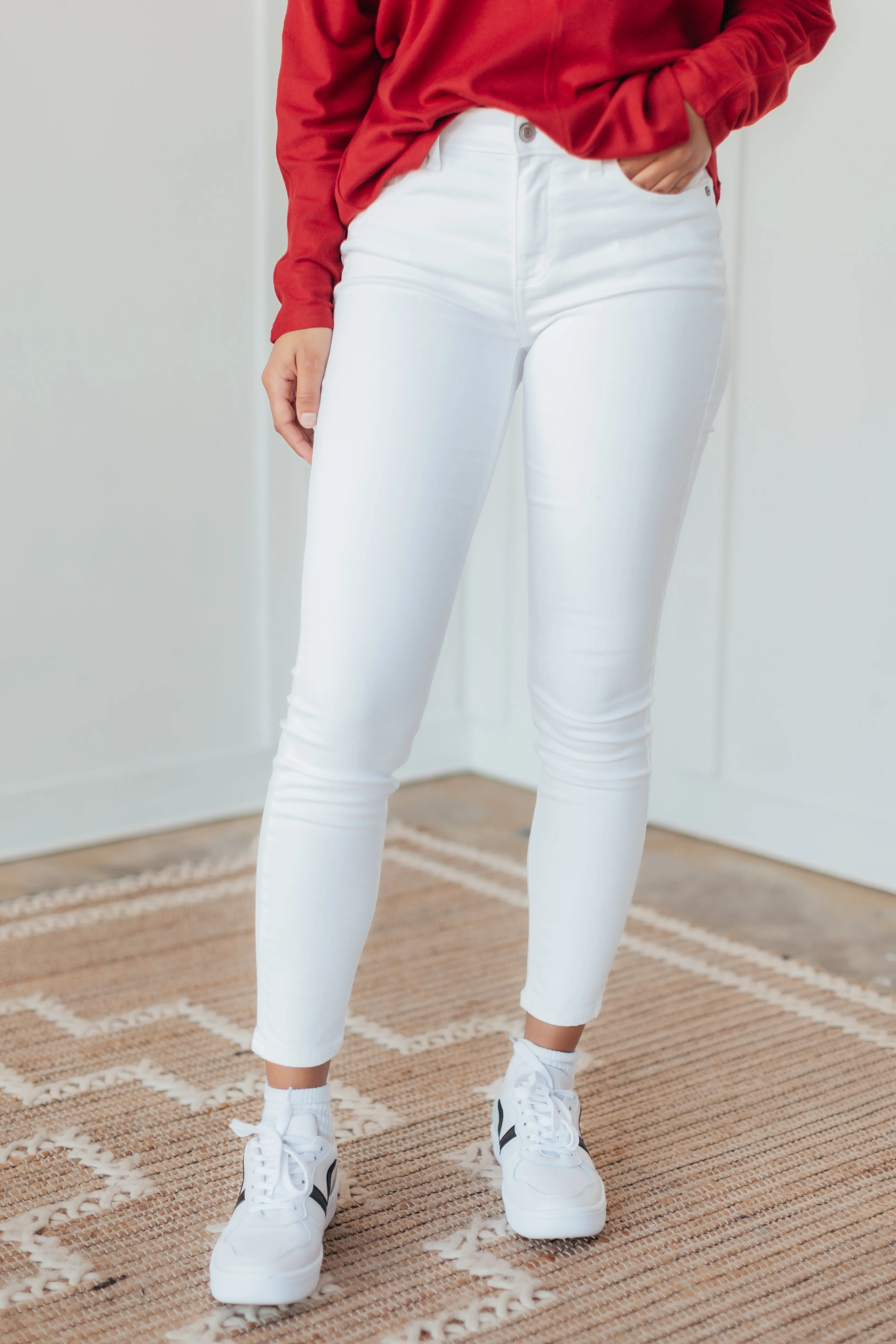 Jude Mid Rise Ankle Skinny