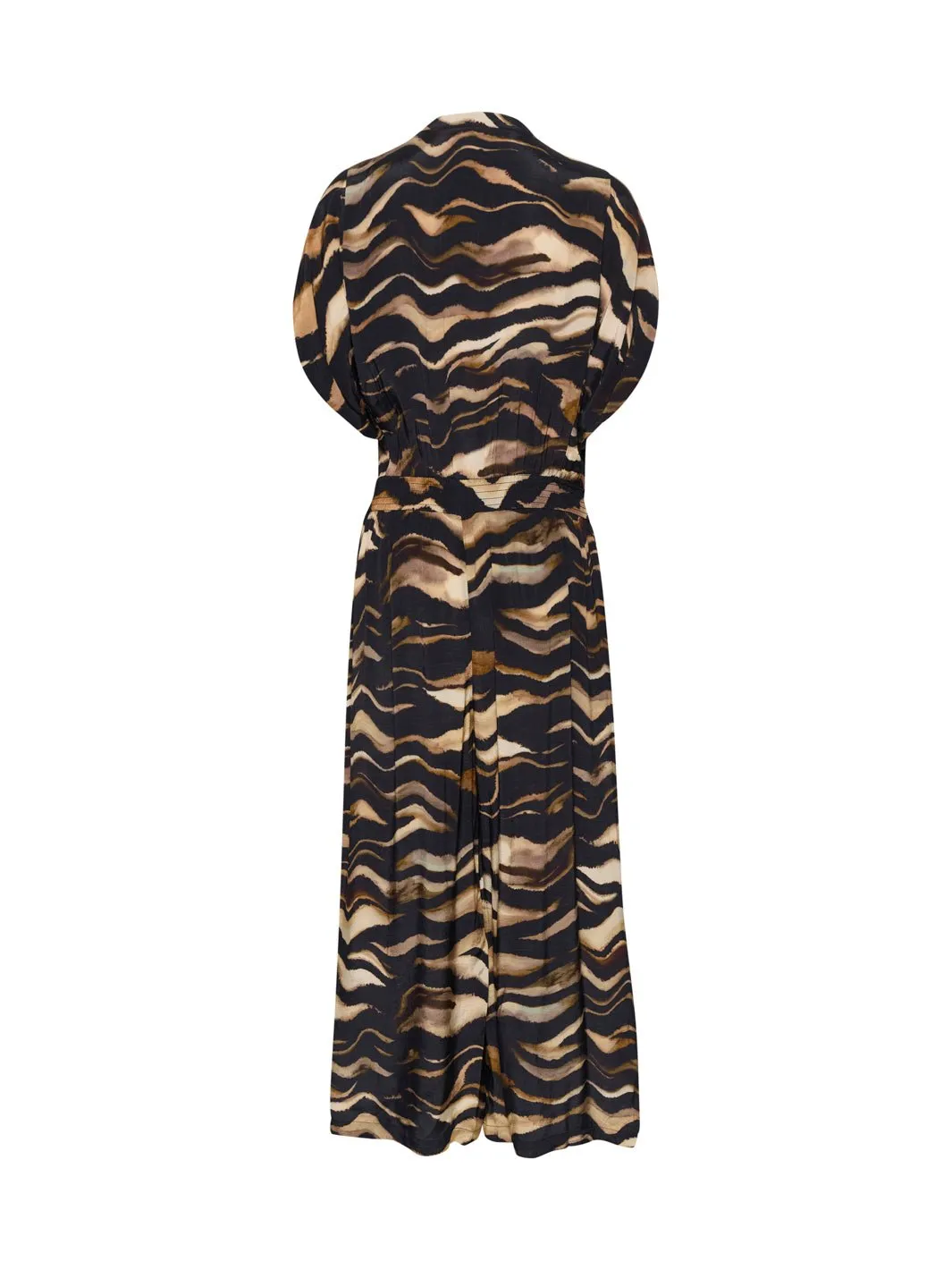 Kaffe KApollie Lia jumpsuit black/brown tiger