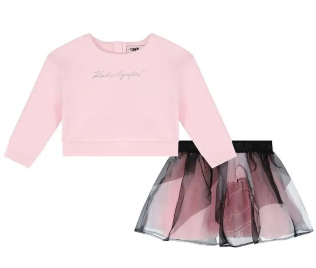 Karl Lagerfeld Sets&Outfit Logo Pink-Black