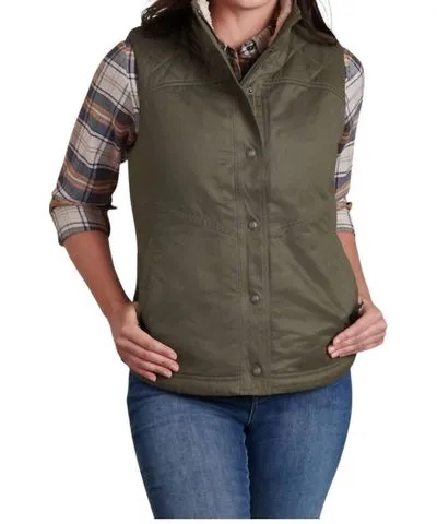 KUHL Celeste Lined Vest In Sage