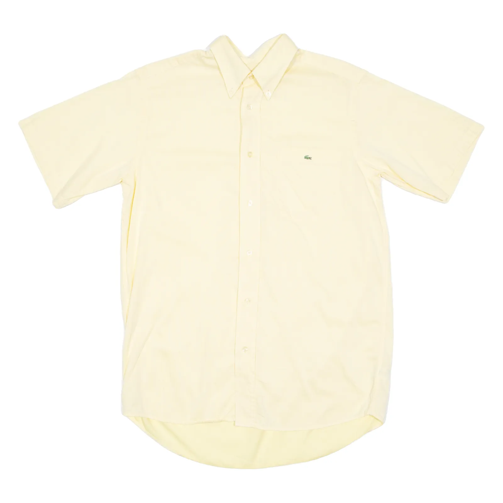 LACOSTE Mens Plain Shirt Yellow M