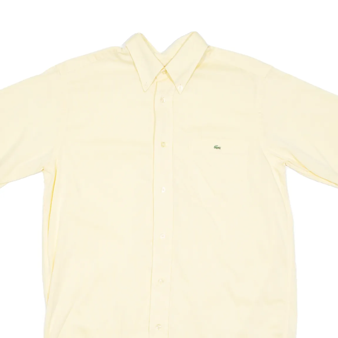 LACOSTE Mens Plain Shirt Yellow M