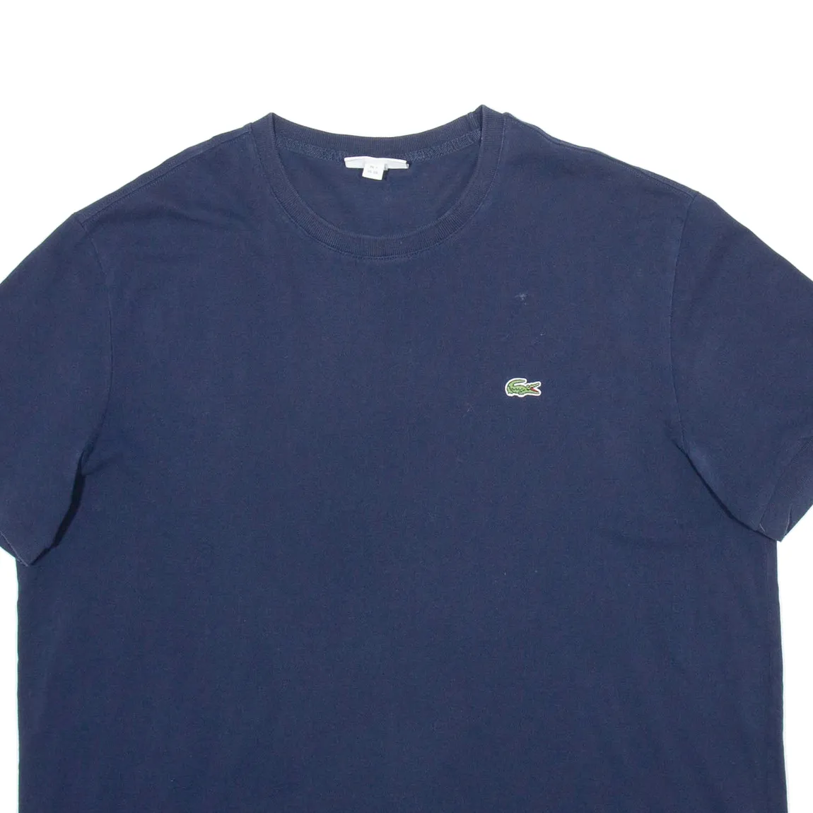 LACOSTE Mens T-Shirt Blue 2XL