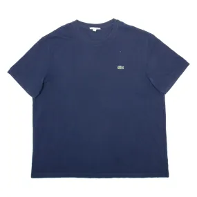 LACOSTE Mens T-Shirt Blue 2XL