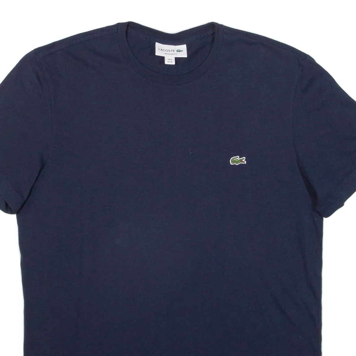 LACOSTE Mens T-Shirt Blue M