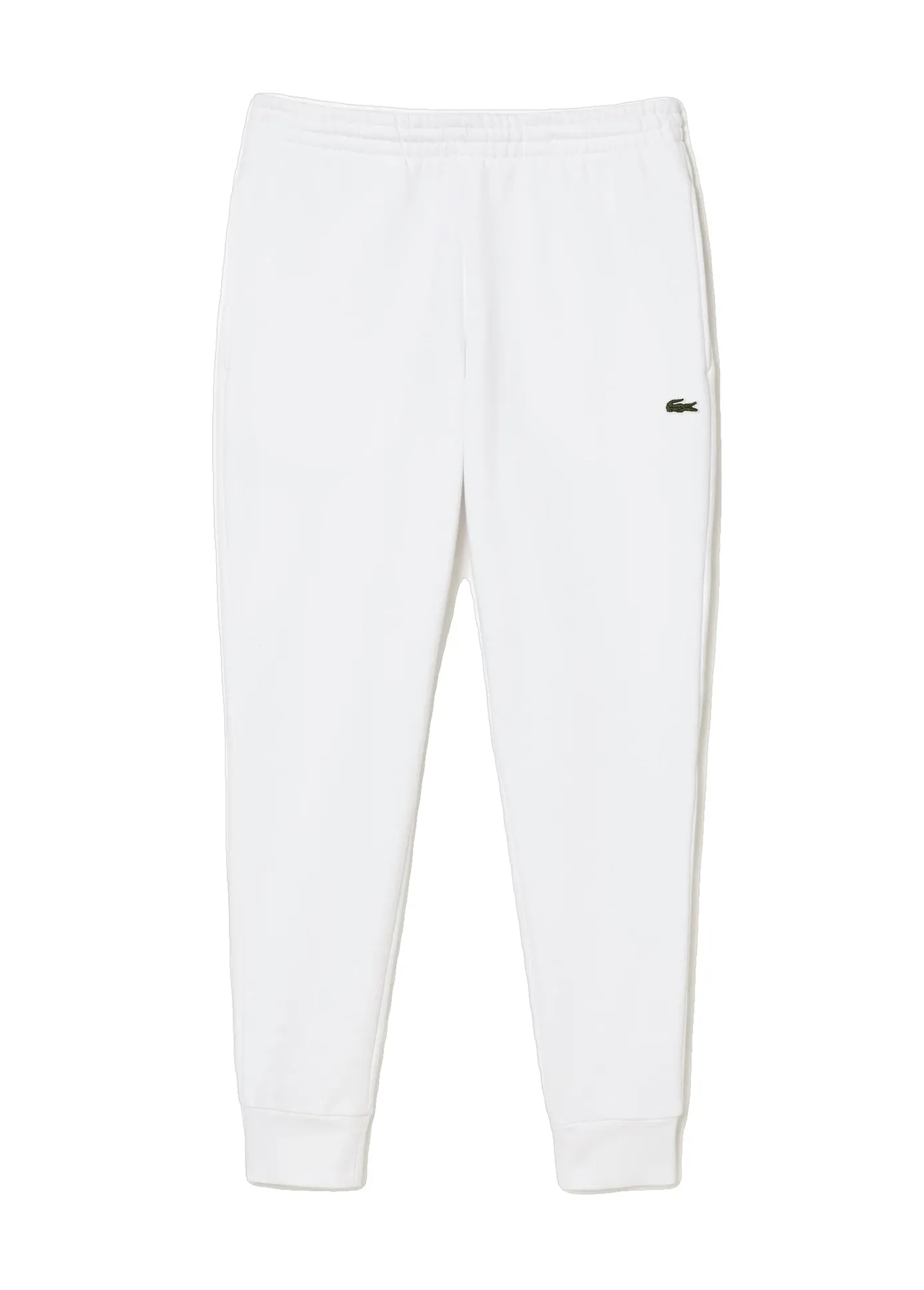 Lacoste Pantalon jogging blanc en molleton