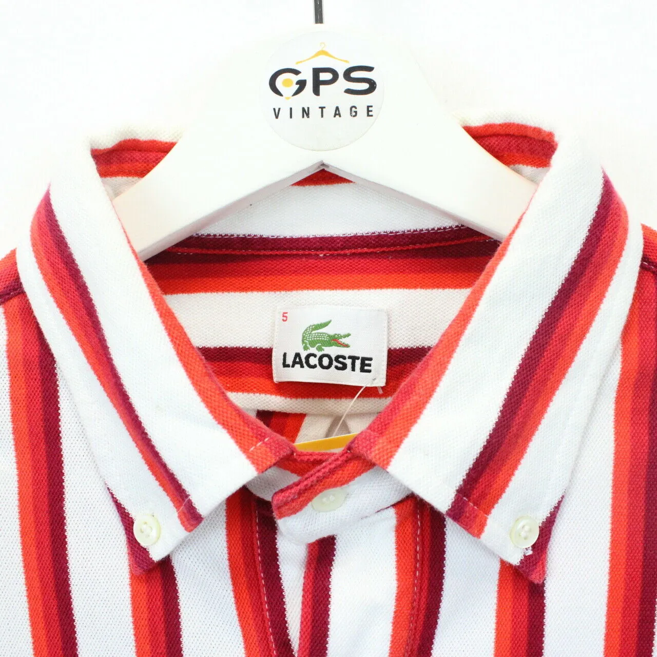 LACOSTE Polo Shirt Red | Medium