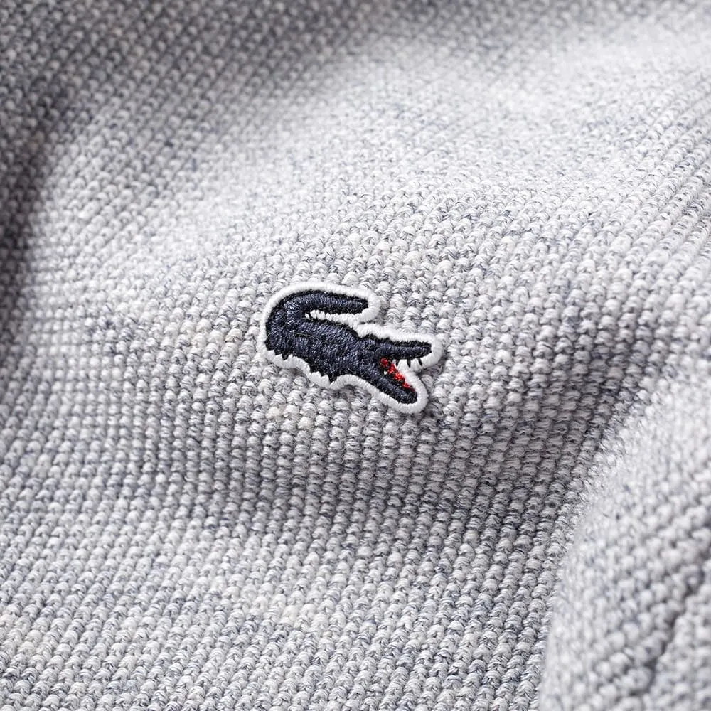 Lacoste Seed Stitch Crew KnitGrey Marl