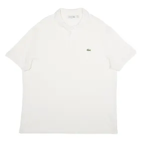 LACOSTE Slim Fit Mens Polo Shirt White 3XL