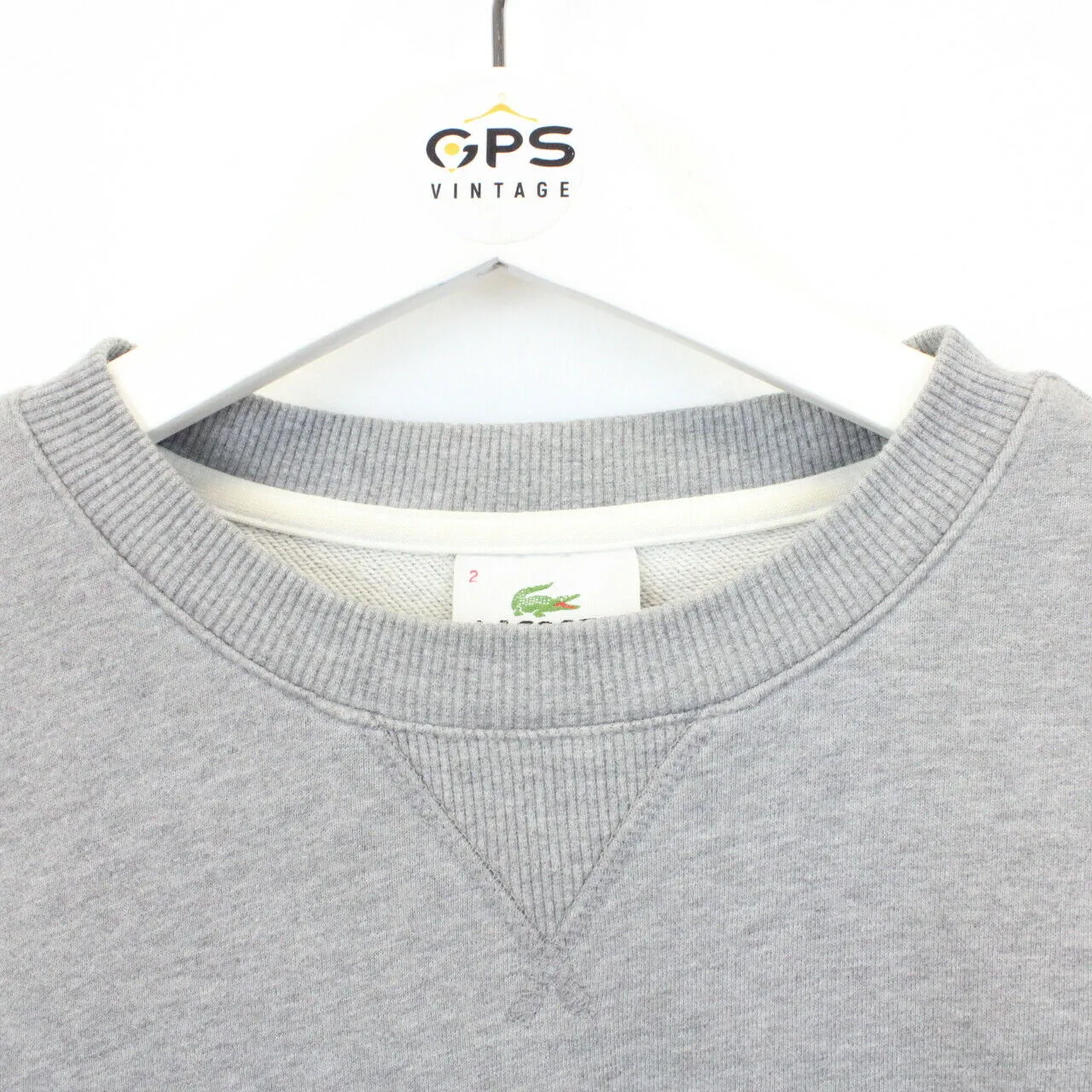 LACOSTE Sweatshirt Grey | XS