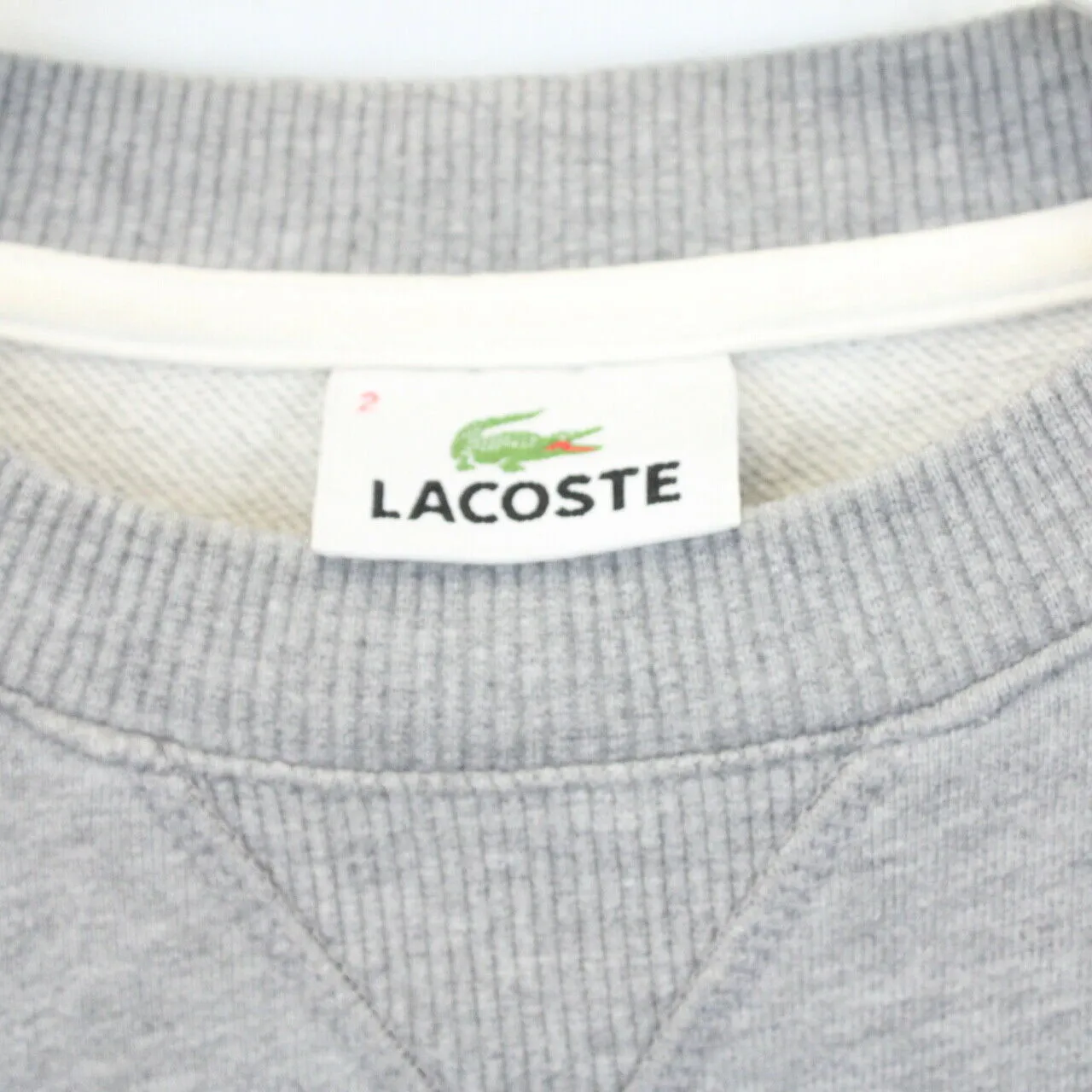 LACOSTE Sweatshirt Grey | XS