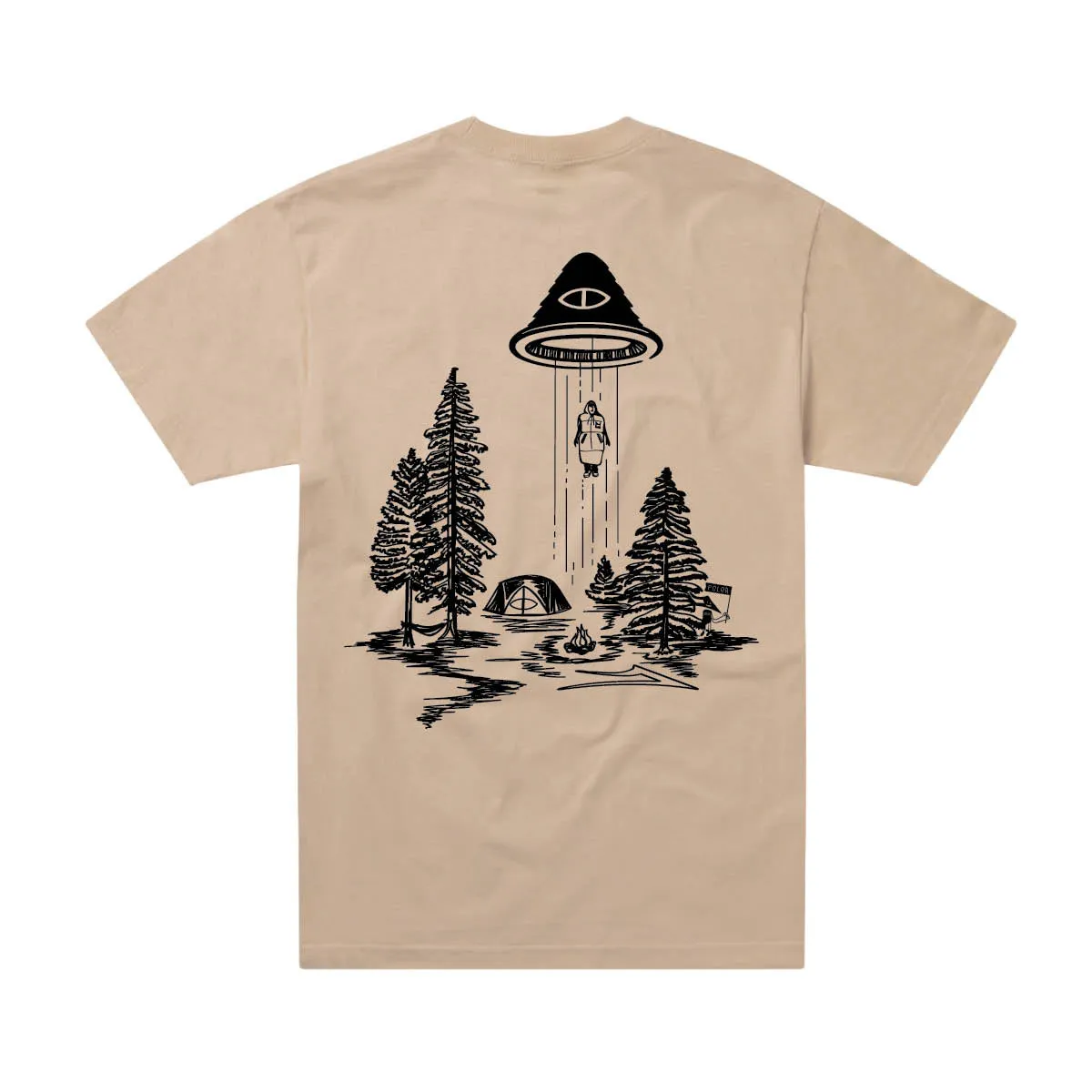 Lakai Abducted Tee - (Poler) Light Sand