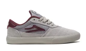 LAKAI CAMBRIDGE KIDS - GREY BURGUNDY