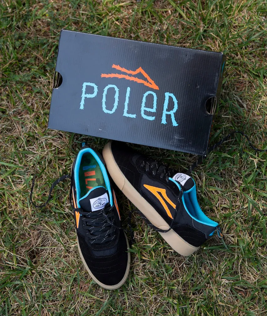 Lakai Cambridge - (Poler) Black Multi Suede