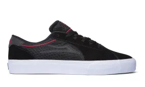 Lakai Flaco II - (Chocolate) Black Red Suede