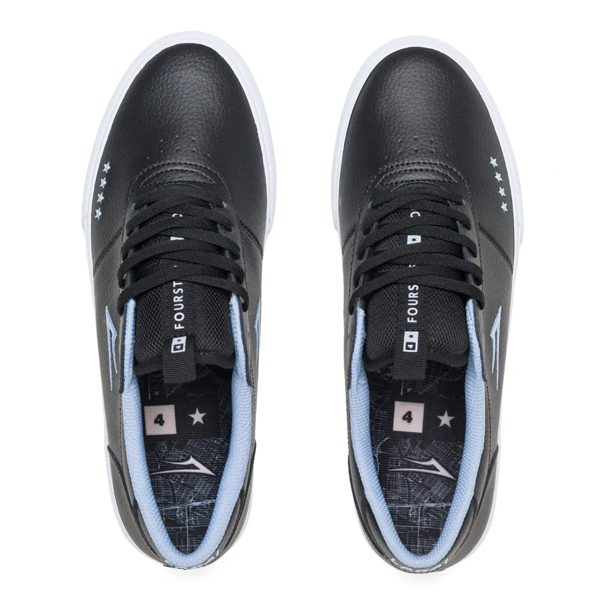 Lakai Manchester - (Fourstar) Black Pebble Leather