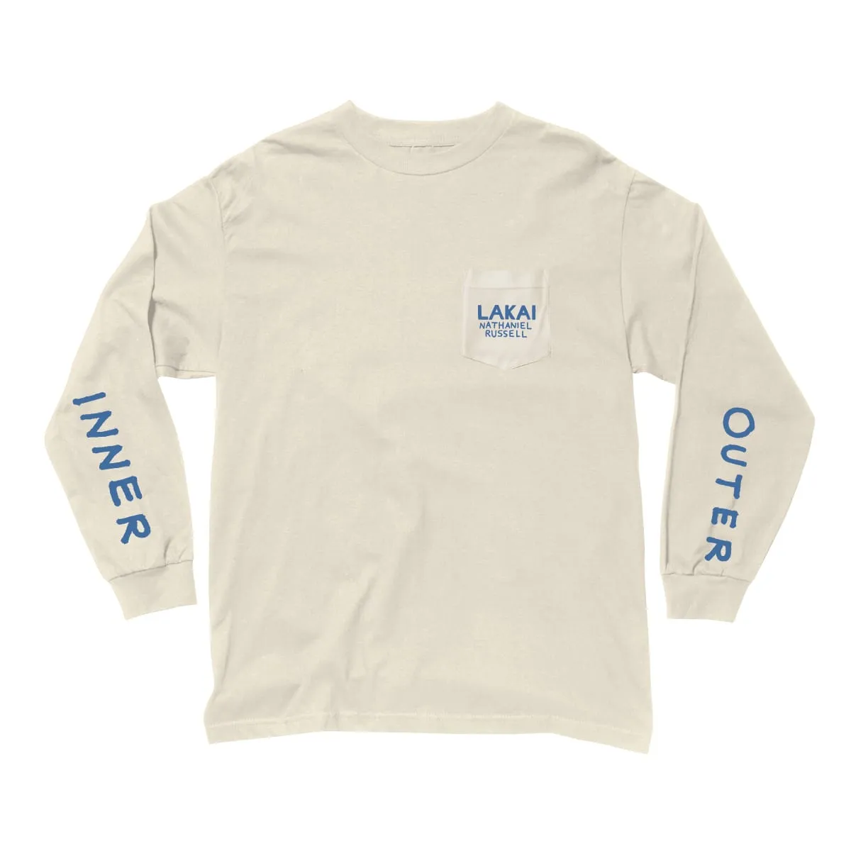 LAKAI PEOPLE HAND L/S TEE - CREAM