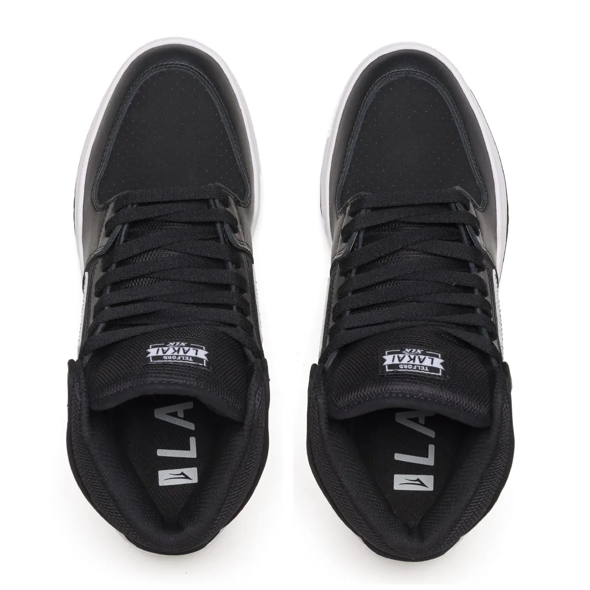 Lakai Telford - (Leather) Black White