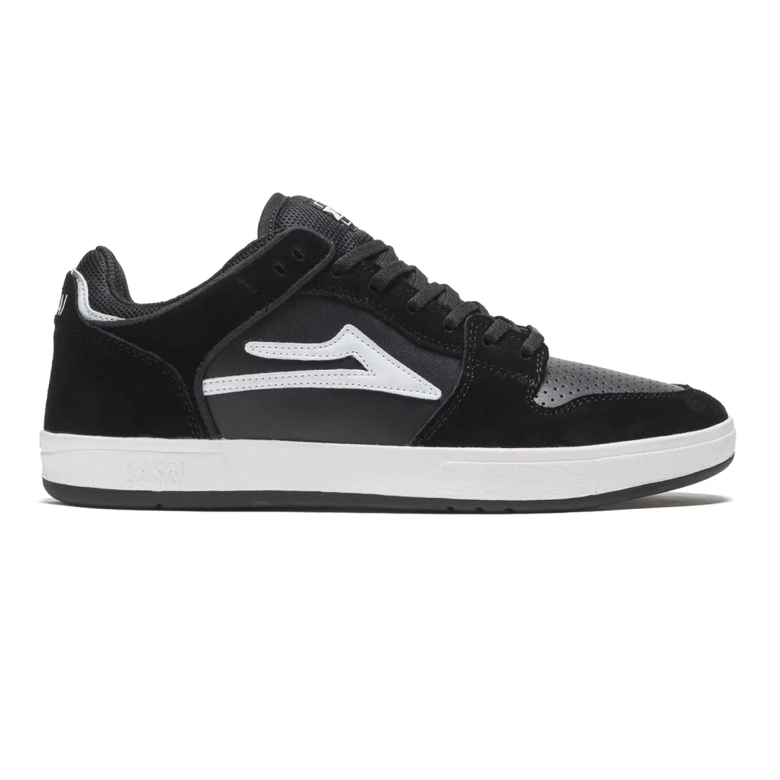 Lakai Telford Low (Black/White Suede)