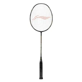 Li-Ning G-Force Superlite Max 10 Strung Badminton Racquet (Black/Gold/White)