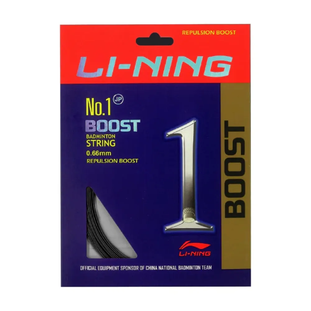 Li-Ning No. 1 Boost Badminton String (Black)