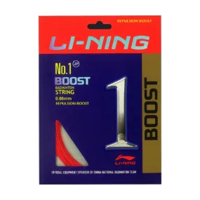 Li-Ning No. 1 Boost Badminton String (Red)