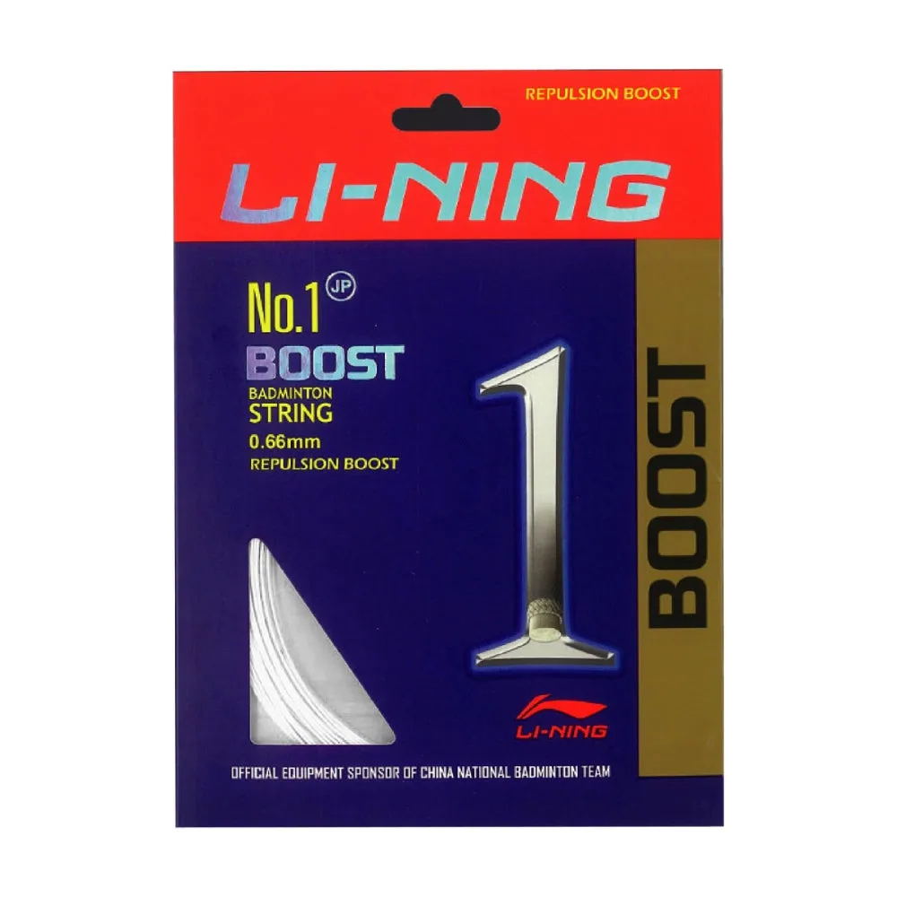 Li-Ning No. 1 Boost Badminton String (White)