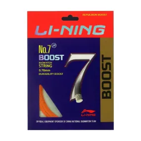 Li-Ning No. 7 Boost Badminton String (Orange)