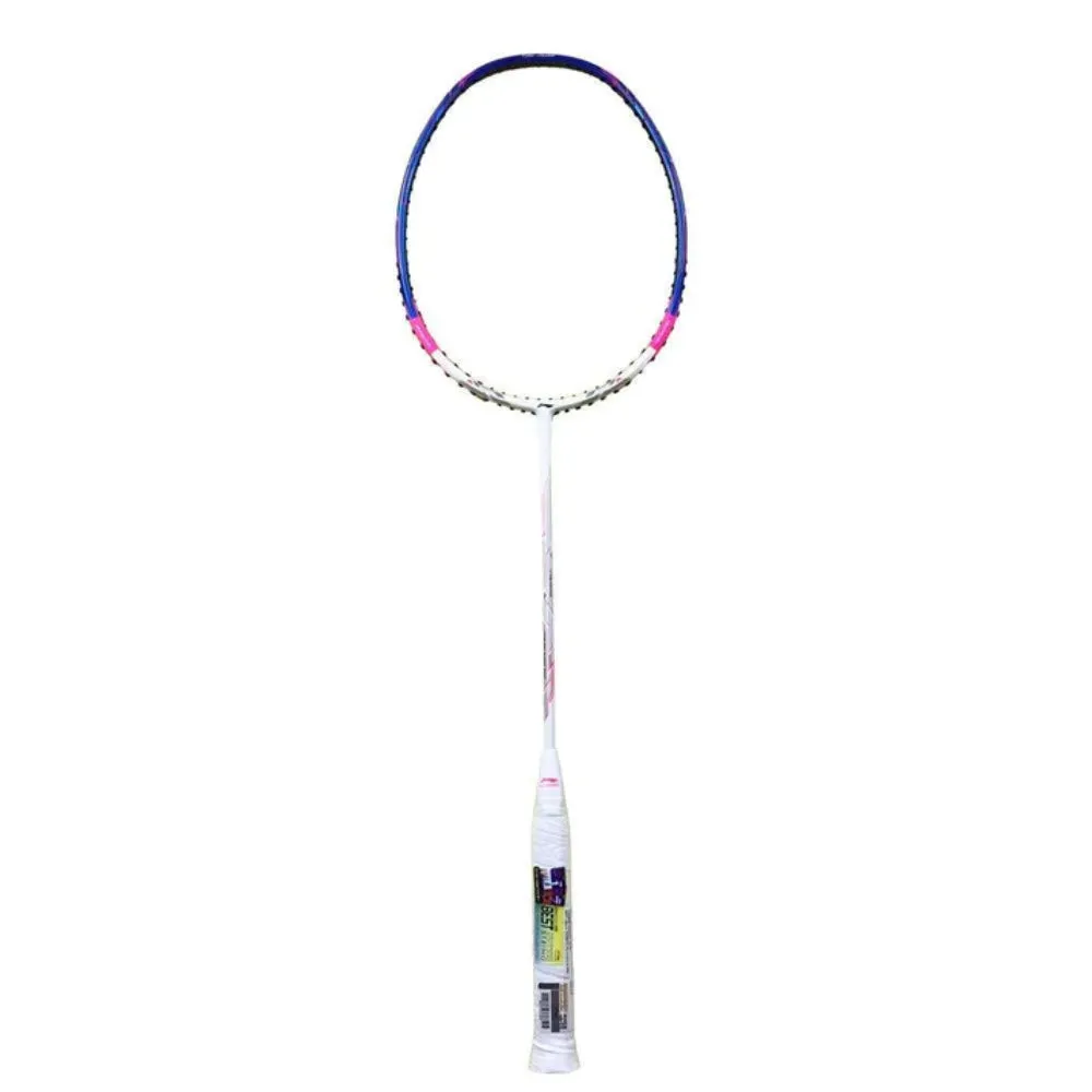 Li-Ning Tectonic 7I Unstrung Badminton Racquet (White/Blue/Pink)