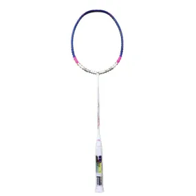 Li-Ning Tectonic 7I Unstrung Badminton Racquet (White/Blue/Pink)