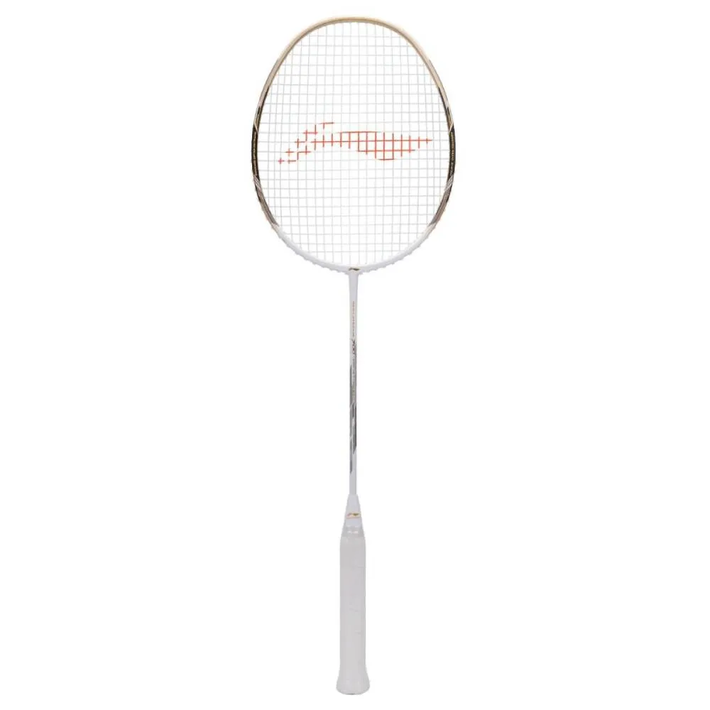 Li-Ning Windstorm 700 Special Edition Unstrung Badminton Racquet (White/Gold)