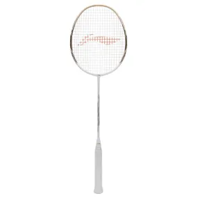 Li-Ning Windstorm 700 Special Edition Unstrung Badminton Racquet (White/Gold)