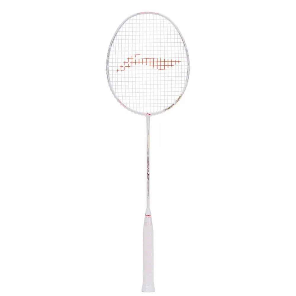 Li-Ning Windstorm 79 H Unstrung Badminton Racquet (White/Red)