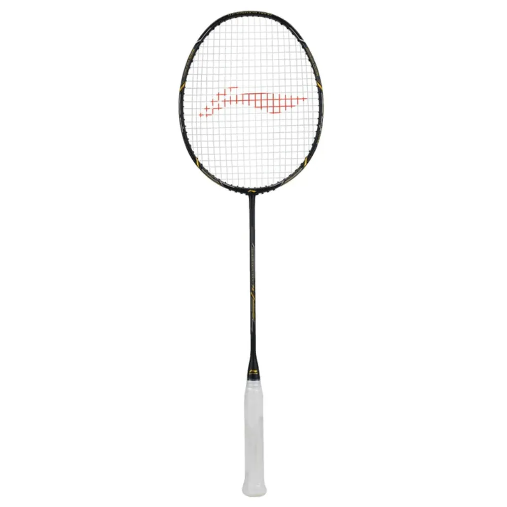 Li-Ning Windstorm Nano 74 Unstrung Badminton Racquet (Black/Gold)