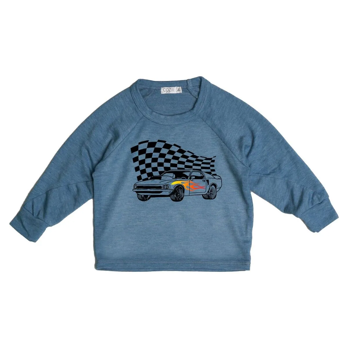 l/s race car crewneck