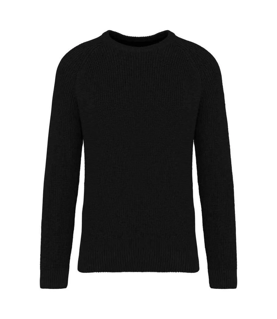 Mens chunky knit sweatshirt black Native Spirit