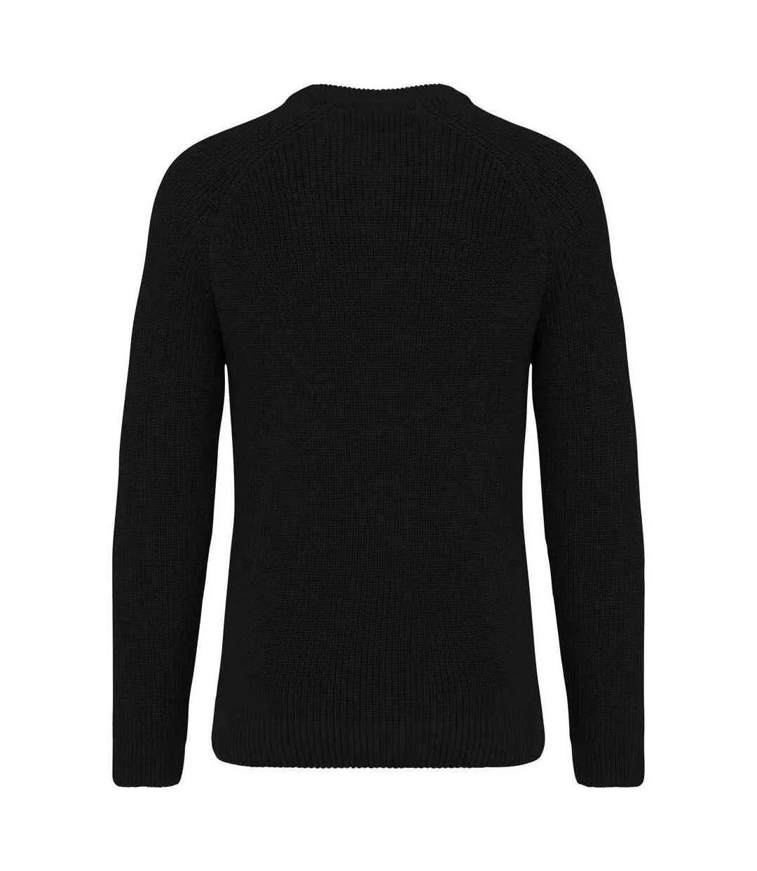 Mens chunky knit sweatshirt black Native Spirit