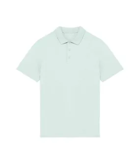 Mens jersey polo shirt brook green Native Spirit