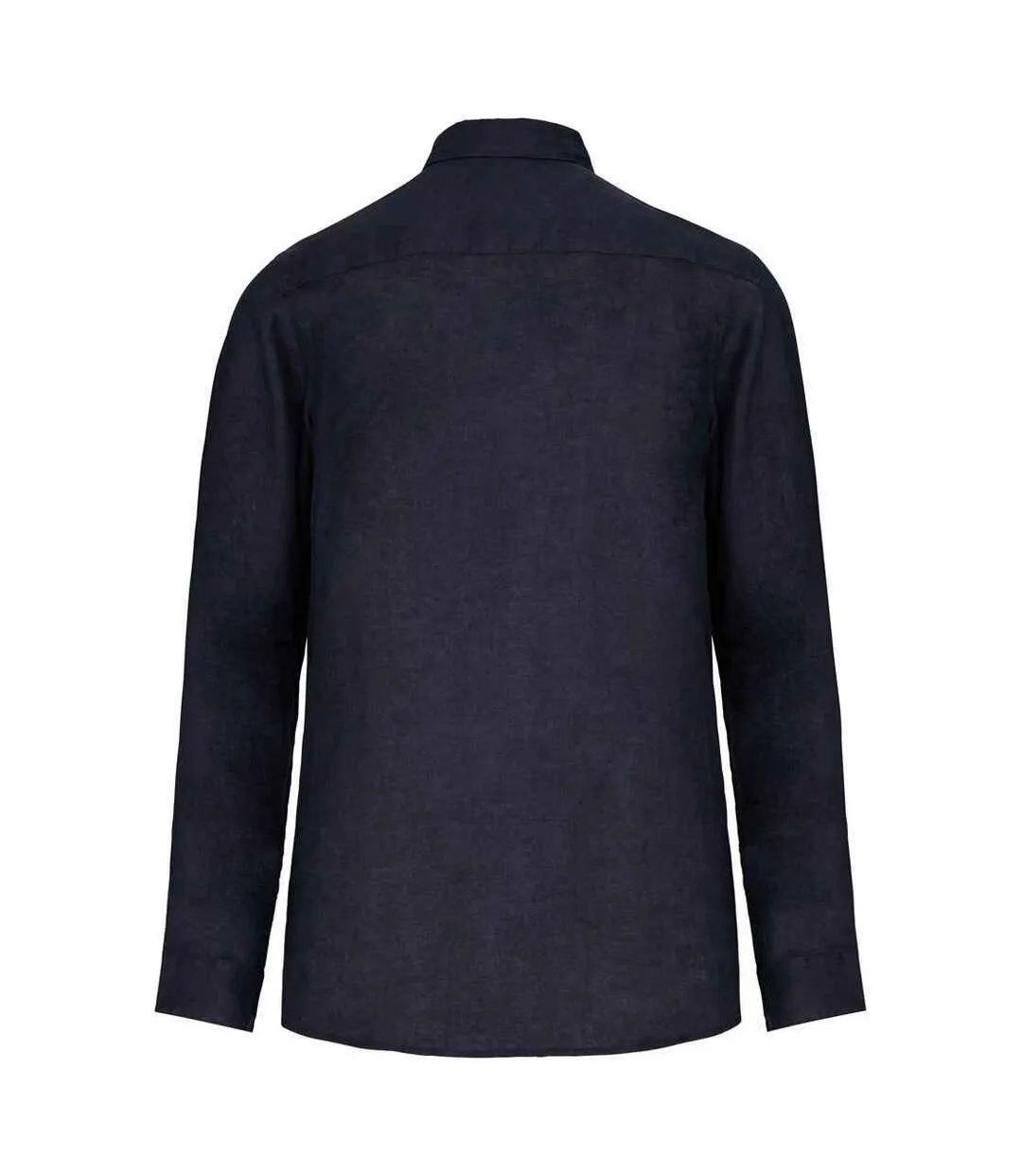 Mens linen long-sleeved shirt navy Native Spirit