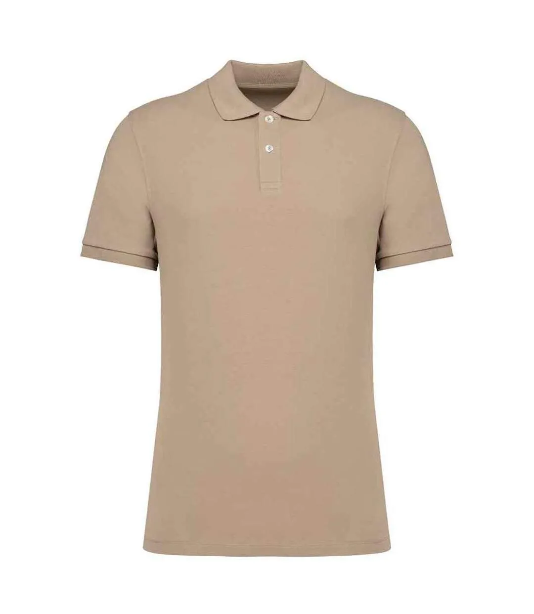 Mens pique polo shirt ivory Native Spirit