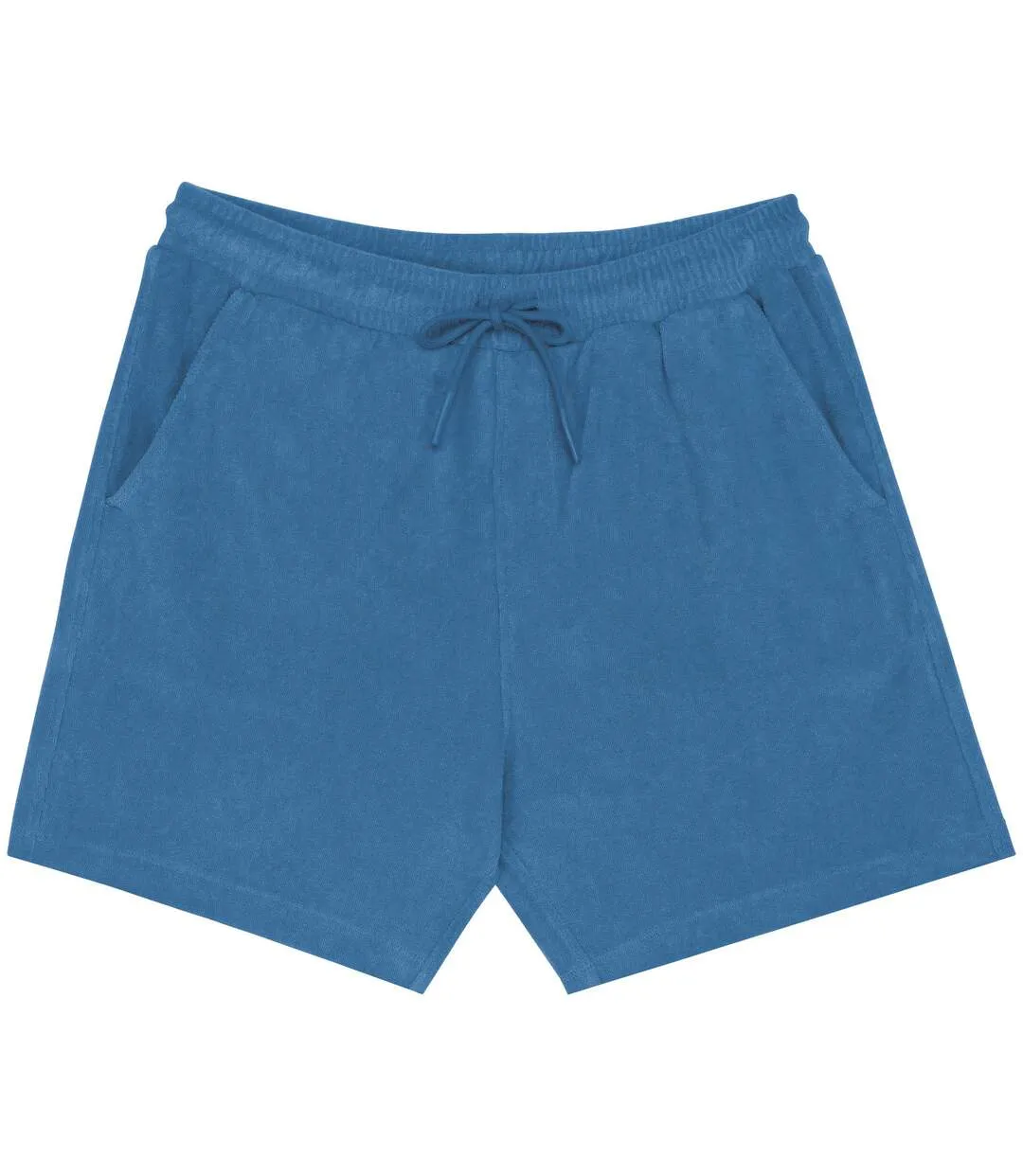 Mens terry towel shorts riviera blue Native Spirit